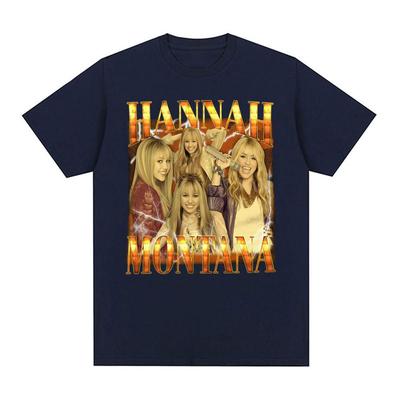 Limited Vintage Hannah Montana Graphic T Shirt Unisex Women Fashion Trending Aesthetic Tshirts Cotton Comfort Short Sleeve Tshirt