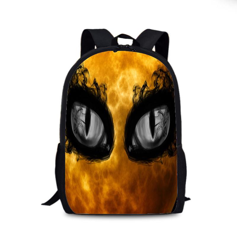 Halloween Fledermaus Kürbis Rucksack Aus Nylonmaterial Für Den Täglichen Gebrauch Und Street Style