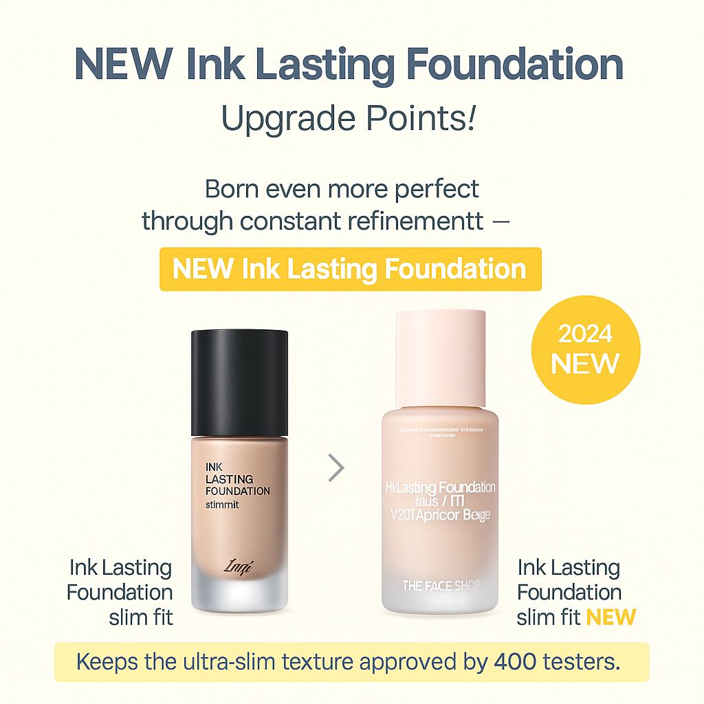 The Face Shop Ink Lasting Foundation Slim Fit Neu (15ml)