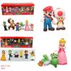 Sechsteiliges Super Mario Bros Actionfiguren-Spielzeugset mit Luigi, Yoshi und Pilz-Sammelfiguren für Kinder