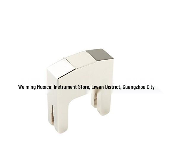 2-Prong Metal Cello Mute Silencer - Does Not Disturb Others Zinc Alloy