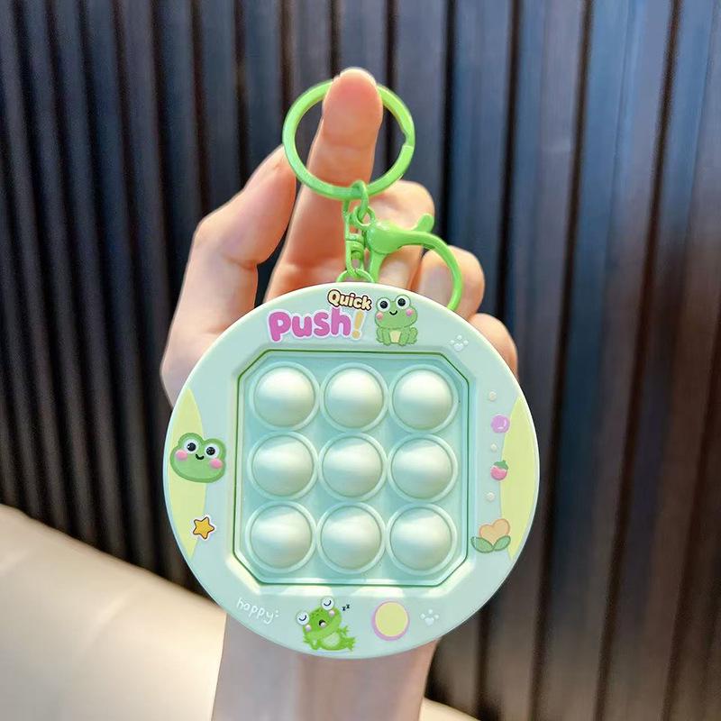 

Cartoon Fidget Toy Keychain Backpack Pendant - Cute and Creative Small Gift Accessory зелёный