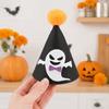 Halloween Pet Accessories Pointed Hat, Cute Ghost Witch Pumpkin Cat Pom-pom Hat for Cats And Small Dogs Holiday Party Accessory Lightweight
