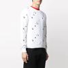 Off-White Slim Allover Crewneck White Men Tops OMBA025R21FLE0090110