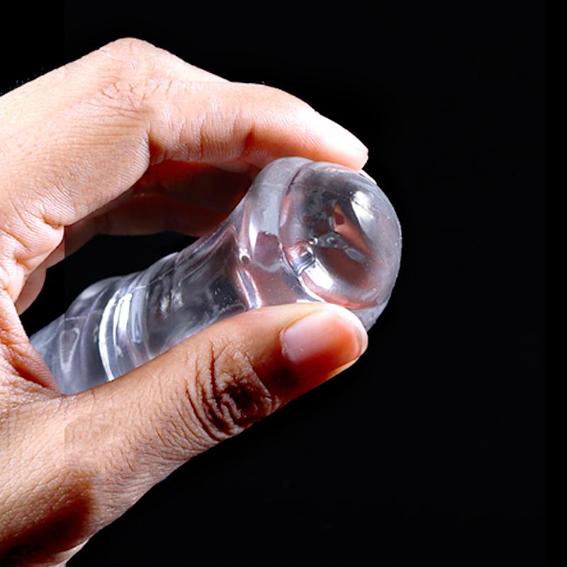 Vibrator Penis Sleeve Horse Dildo Reusable Condom Cock Ring Dildos Delay Penis Extender Dick Enlarger Sexy Toys For Men Sex