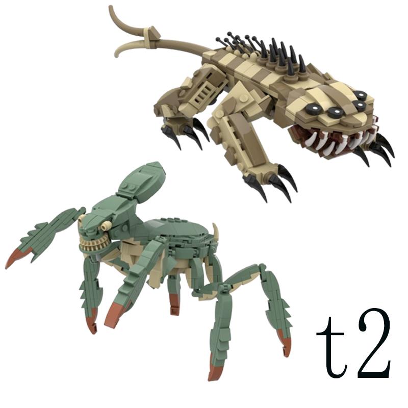 Spot small particle assembly building blocks MOC-114029 113941 creative reptile DIY educational toy assembly model gift set orna