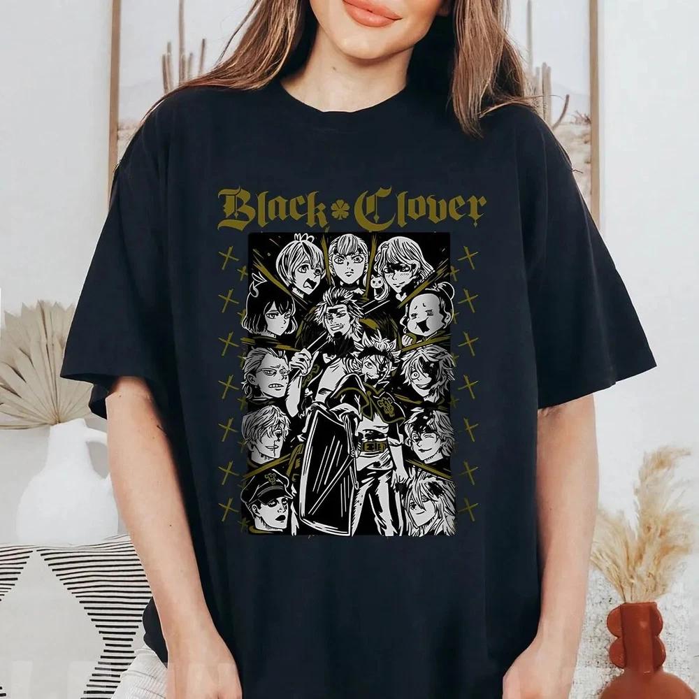 Asta Black Clover Shirt Anime Magic Knight Tee Demon TShirt S