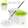 ZNM Rotating Set with Adjustable Floor 360 Degree for Commercial and Home Floor with Bucket Can Be Easy To 3 Replacement Cloth Pads [Newly Developed]