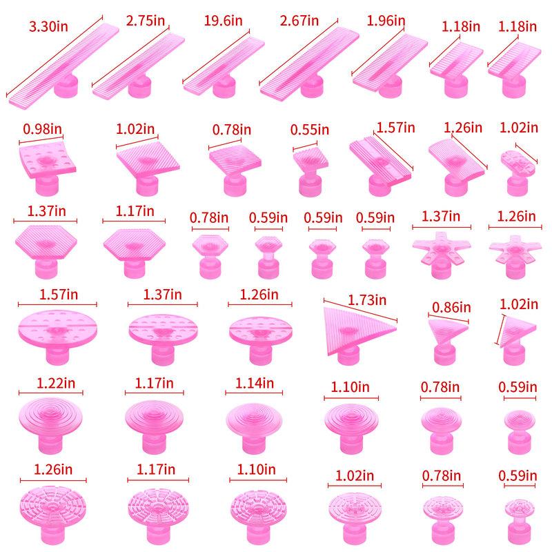 PDR Paintless Dent Repair Glue Tabs Kit for Car Dent Removal, Auto Body Repair Tools Adhesive Pads