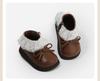 Girls' Autumn-Winter Princess Boots - Cotton-Lined Leather Toddler Shoes with Lace and Velvet Accents