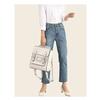 Leather Women's Bag Oil Wax Cowhide Backpack Women's Retro Versatile British College Wind Large Capacity Backpack