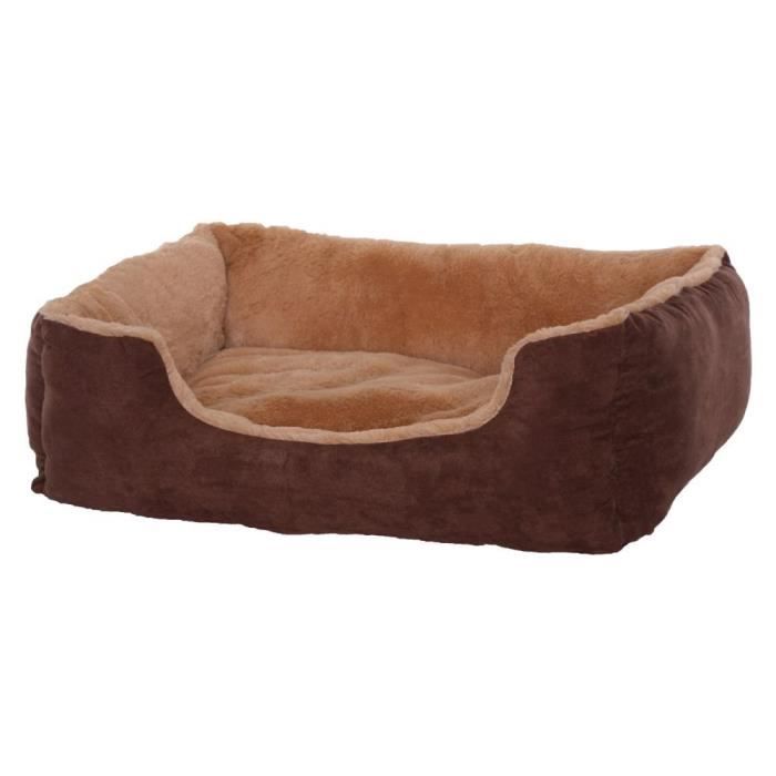 Hundebett - Dibea - DB00531 - Wendekissen - 60 x 48 cm - Beige/Braun