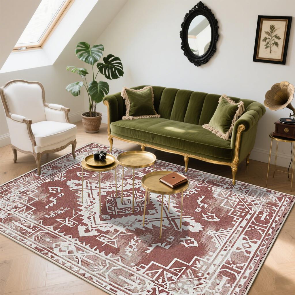 Luxurious Persian Living Room Rug High-Quality Bedroom Bedside Fluffy Soft Decoration Carpet Lounge Coffee Tables Washable Mat