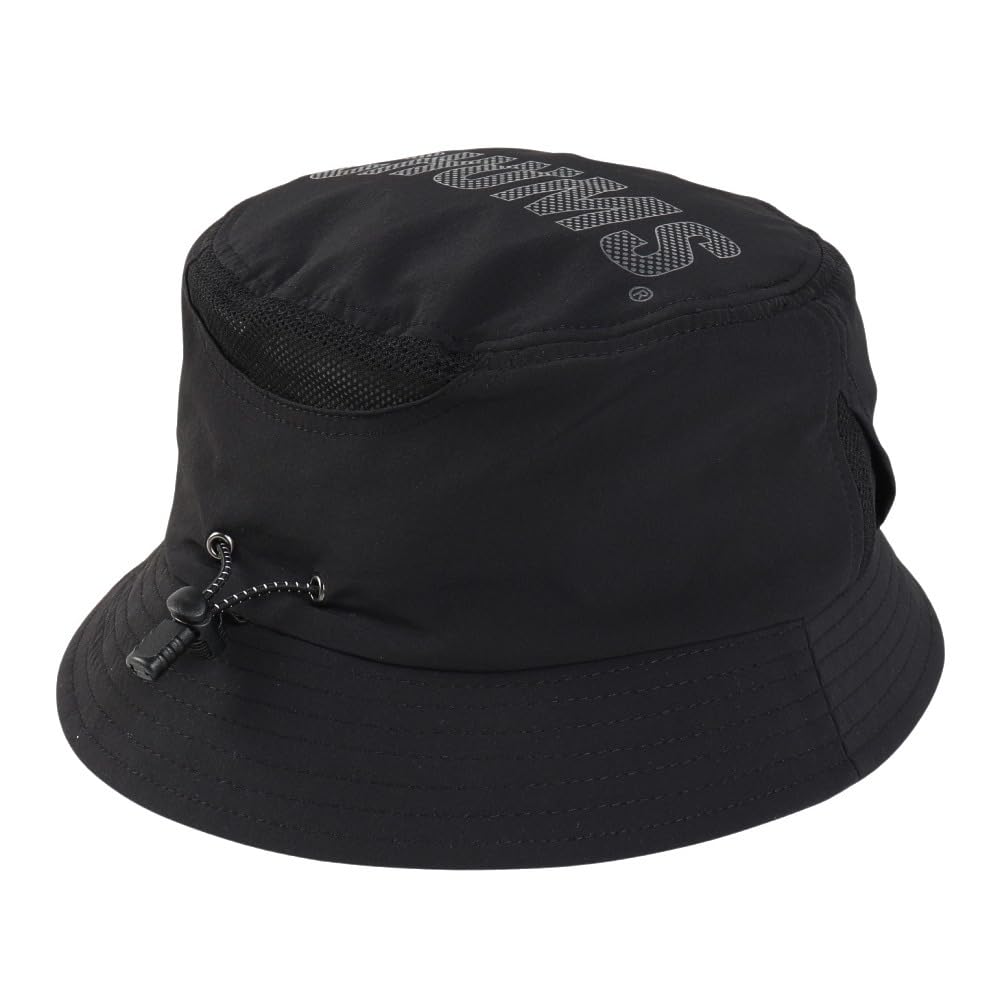 CHUMS Airtrail Stretch Hat Packable Water-Repellent Bucket Hat Black CH05-1430