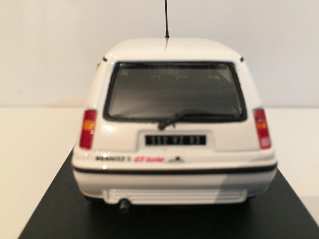 Norev scale Renault 5 GT Turbo 1989 White Finished Product 1/43