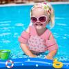 1-2/3-7 Year Old Children Swimming Arm Rings Adjustable Swimming Buoyancy Vest  Toddler Floaties