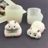 Hamster Silikon Kuchenform Hamsterform Mousseform Niedliche Hamster Kerzenform Backen Kuchen Dekorationswerkzeuge Küchenzubehör