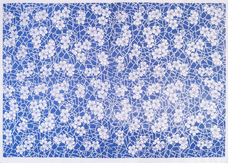 1 Sheet Pottery Ceramic Clay Transfer Paper Underglaze Flower Paper High Temperature Jingdezhen Traditional Decal Coloring Tool