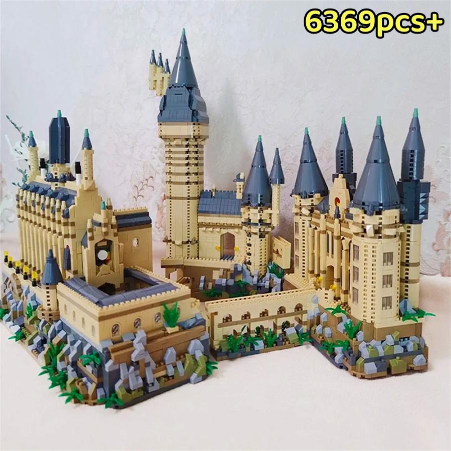 Non-Toxic Magic Castle Hard Micro Blocks Medieval Architecture 3D Puzzle Creative Building Desk Decor Christmas Holiday Gift