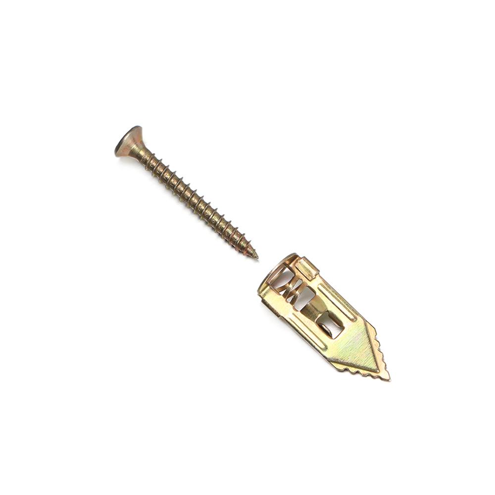 For Plasterboard Wall Self-Tapping Screw Expansion Nails Self Drilling Drywall Anchors with Screws