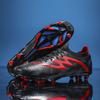 Men Football Boots Long Spikes High Ankle Soccer Shoes AG Kids Outdoor Grass Cleats Soccer Boots Training Sport Football Shoes