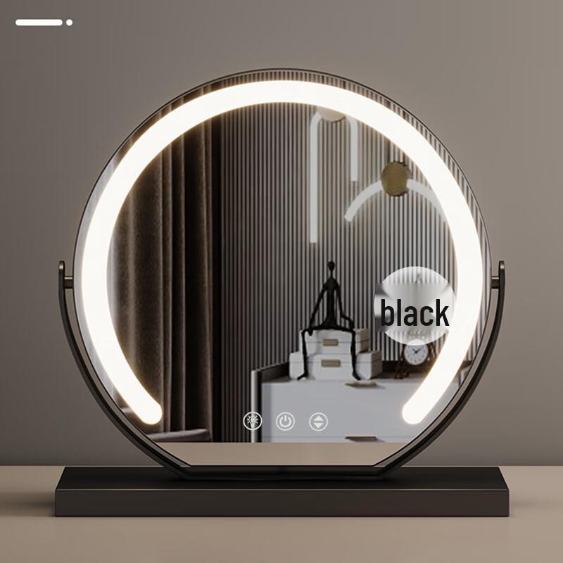 Silingfei Polokruhové otočné LED zrcátko na make-up