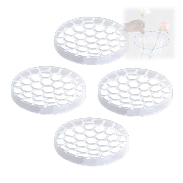 Grille d'Arrangement Floral en Silicone Flexible Supports de Tige Florale pour Vases Grille Fleurie Arrangeur de Fleurs Arrangement Floral Facile