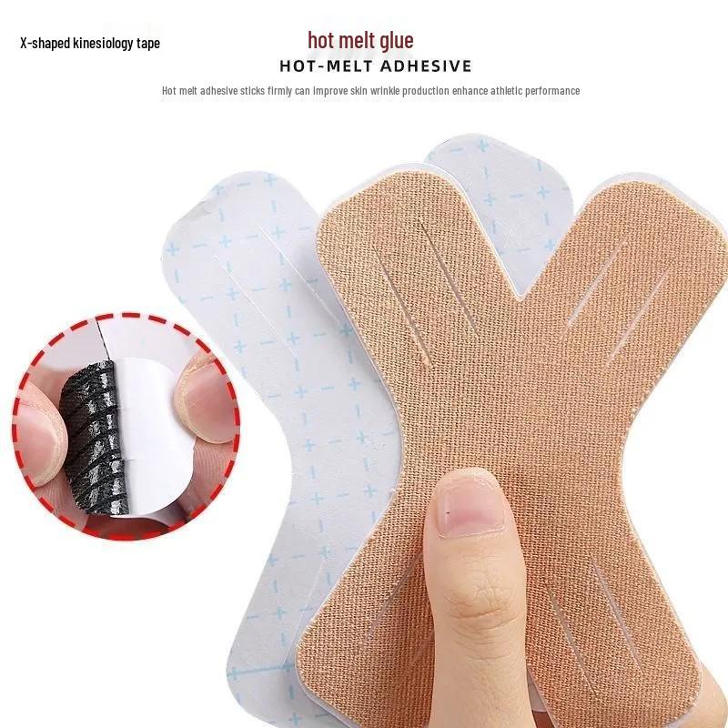 Pre-cut X-Shaped Kinesiology Sports Tape for Knee Support