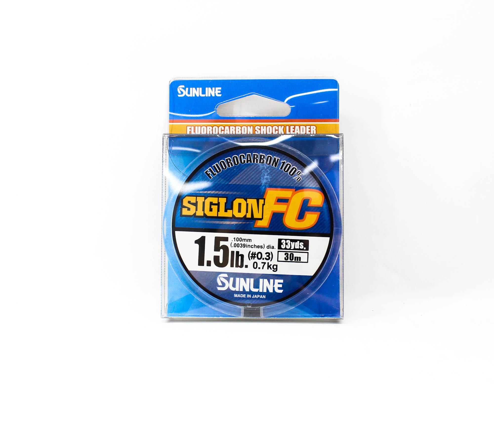 

Sunline Флюорокарбоновый поводок Siglon FC 100% 30м 1.5lb Диаметр 0.1мм (8104) чистый