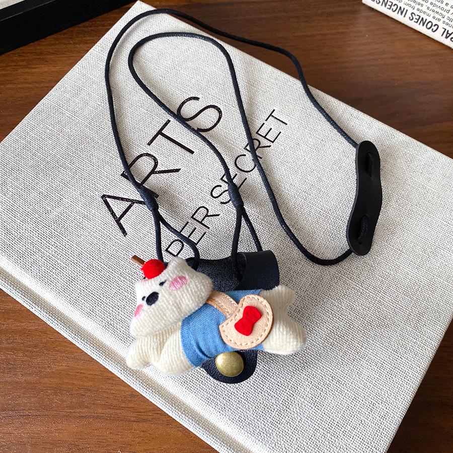 Mengqu Cute Puppy Necklace~ Children's Fun Versatile Long Accessories Women's New Popular Necklaces