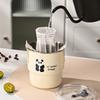 Cartoon Panda 304 Stainless Steel Coffee Cup With Cover Travel Originality Thermal Mug Leak-Proof Thermos Tea Bottle