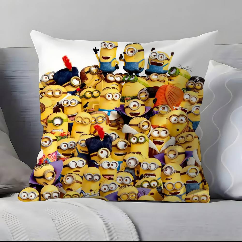 Cute Cartoon Thief Dad M-M-Minions Pillow Case Pillowcase Soft Skin Friendly & Comfortable With A Hidden Zipper