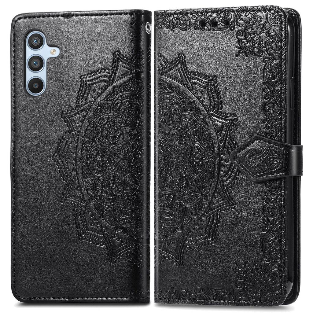 For Samsung Galaxy A56 5G Case Wallet Mandala Flower Leather Phone Cover Stand View