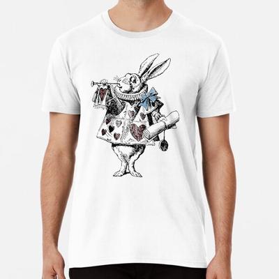 T-shirt Alice au Pays des Merveilles Lapin Blanc S-5XL Meilleur T-shirt