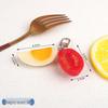 Miniature Food Keychain: Fruit, Vegetable & Beef DIY Backpack Pendant Toy