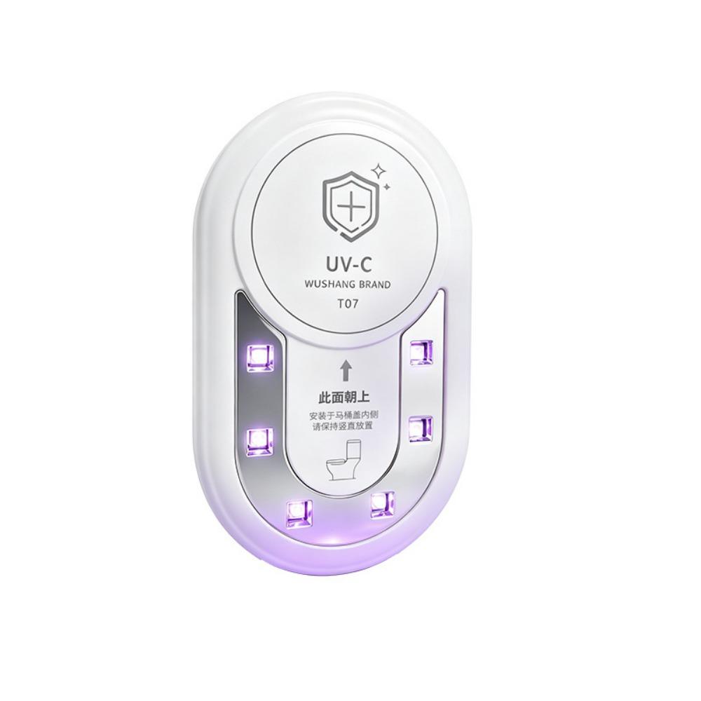 White Toilet Disinfection Lamp UV-C Germicidal Lamp Multi Purpose Portable Sanitizer Toilet