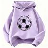 2026Funny Game Day Football Hoodie Children's Sweatshirt Hoody for Boys Girls Casual Hoodies Hip Hop Clothes