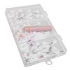 60pcs Wooden Handle Nail Brush Replacement Heads Dip Gel Nail Polish Brush  Salon Or Home Use