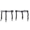 2Pcs Mens Elastic Adjustable Shirt Stays Garters Leg Suspenders Holders Shirt