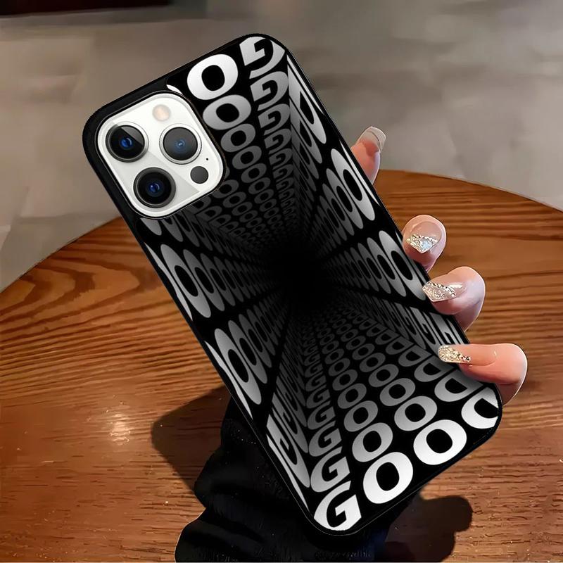 Optical Illusion Print Phone Case For iPhone 17 Air 16 15 14 13 12 11 Pro Max Max Plus Bumper Case Cover