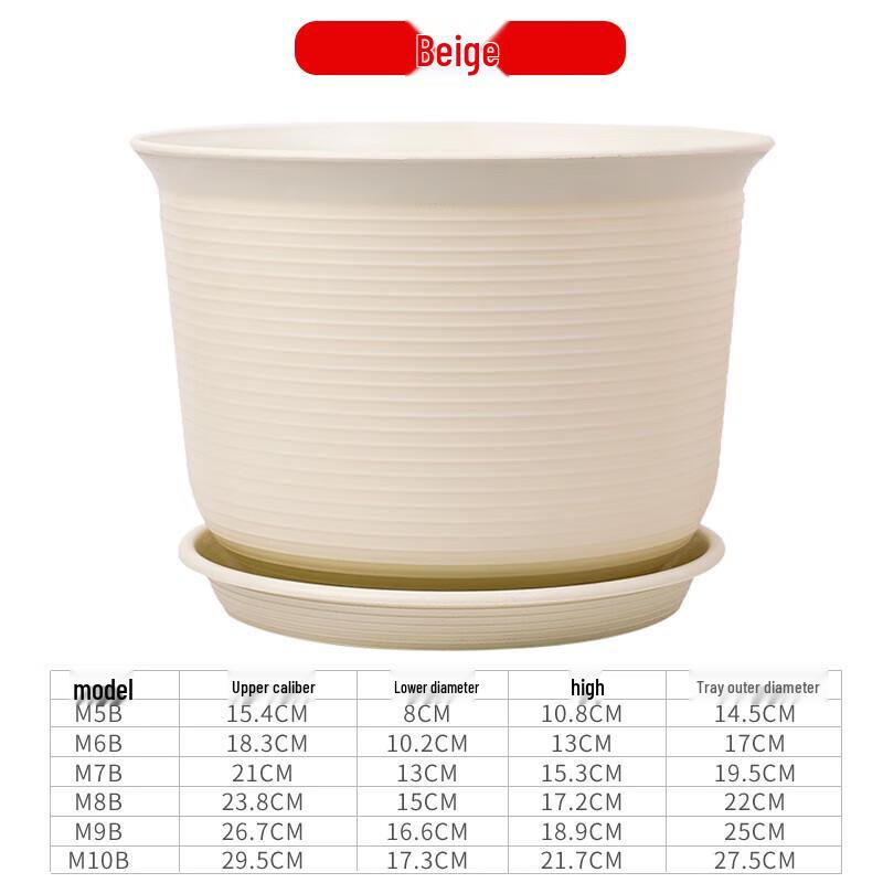 Eco-Friendly Resin Flower Pot - Short & Thickened Design