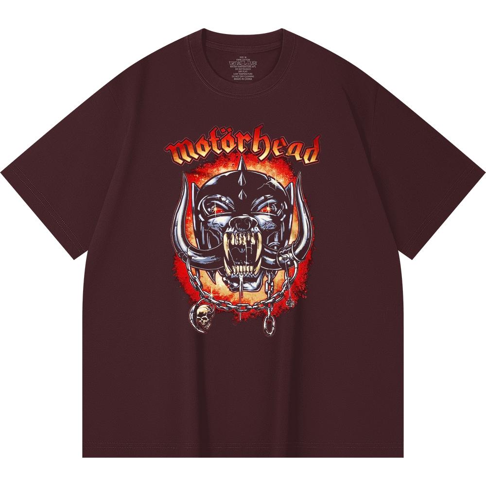 230 Gsm 100% Cotton Heavy Metal T-Shirt Rock Band Popular Music Print Unisex Heavy Cotton T Shirt