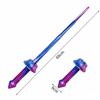Gradient Gravity Telescopic Spiral Sword Cosplay Costume Accessories Stress Relief Toy Birthday Gift Home Decor Carnival Props