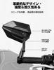 KEMIMOTO KM3006 Bar End Mirror, Bike Right and Right Set, Bike Mirror, Square Type,