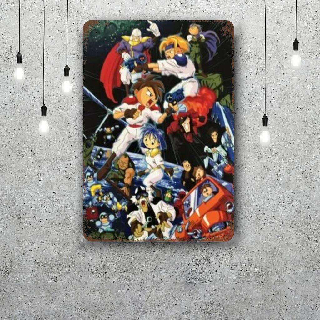 Hero Tales Manga Decor Vintage Metal Signs Tin Signs Captain Poster Decor for Bar Pub Club Man Cave Wall Decoration