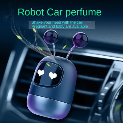 Roboterduft Auto-Lüftungsschlitz-Duft Aromatherapie Auto-Luftauslass-Parfüm Langanhaltender Duftclip-Diffusor Autozubehör
