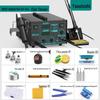 Anli Xin 862D Dual Display Hot Air Gun & Soldering Iron Set, Temperature-Controlled Desoldering Station