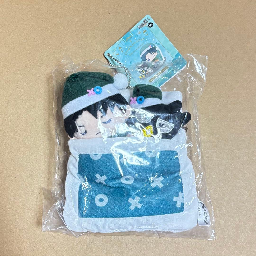 

[USED] Attack on Titan Sanrio Futon Plush Mascot Levi Badtz-Maru