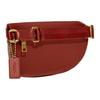 Coach Classic Monogram Zipper Closure Coated Canvas And Calfskin Crossbody Waist Bag Small Women Bags Brown CI184-B4NQ4