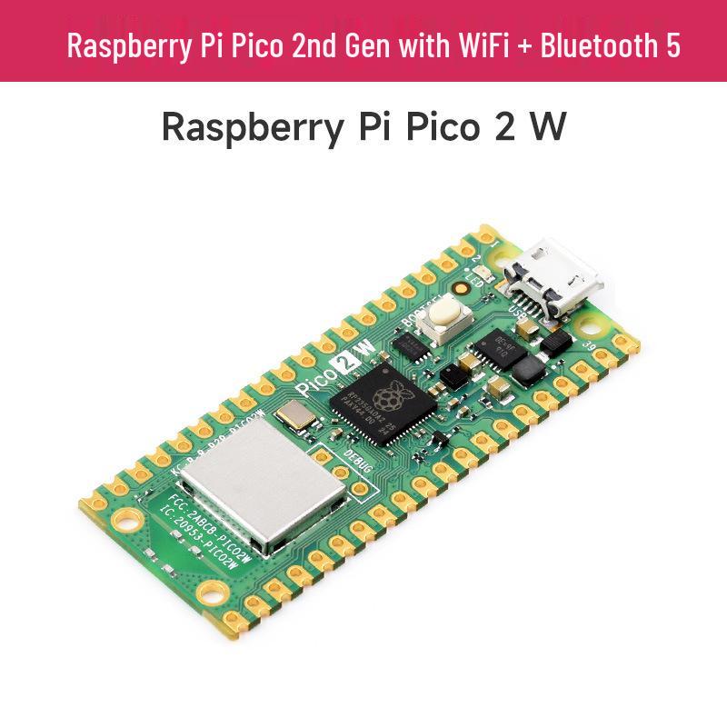 Raspberry Pi Pico 2W: Dual-Core Microcontroller with WiFi & Bluetooth Support
